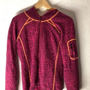 Title Nine Bright Floral Zip Up Sweater